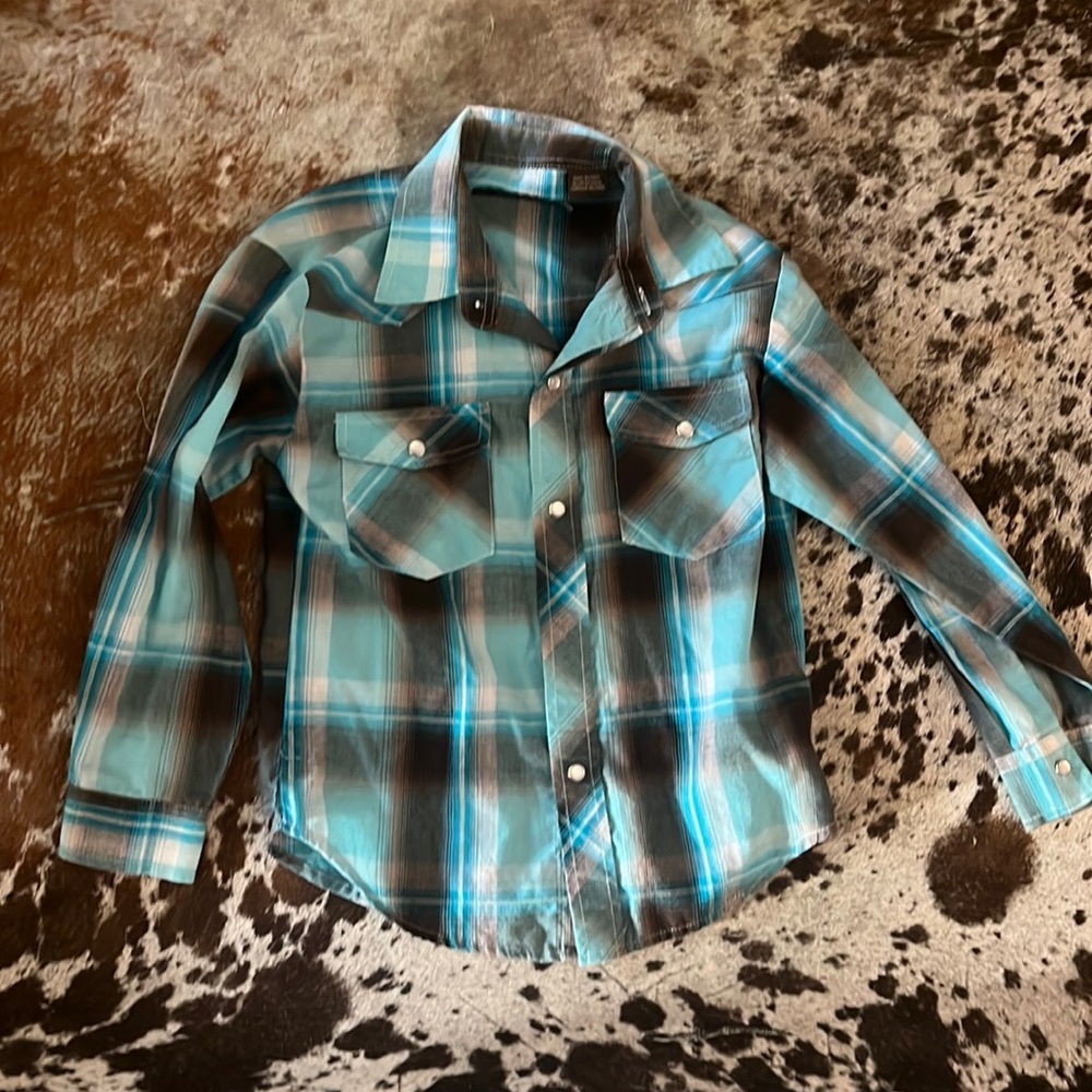 Boys Roper Button Down Shirt 6-7